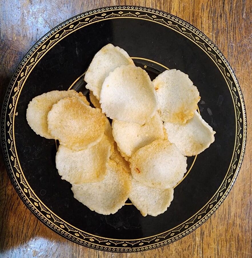 AshaFry Cassava Chips fried and crispy - Keripik Singkong matang